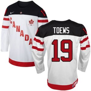 Olympic Hockey Jonathan Toews Authentic Kinder Weiß – Team Canada #19 100th Anniversary